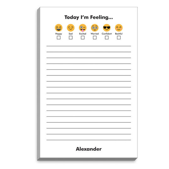 Emoji Today I’m Feeling Notepads